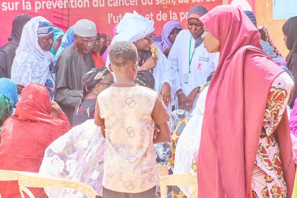 Mobilisation de la communauté de Harikanassou autour du dépistage des cancers féminins